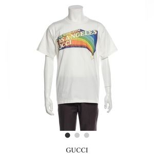 Gucci, Souvenir from Los Angeles printed tee. Size: M.